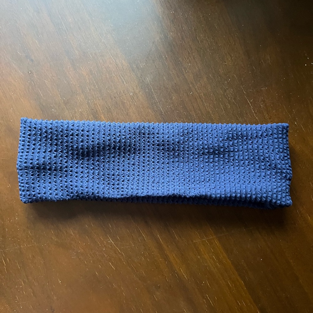 Blue Aerie Crinkle Swim Headband O/S